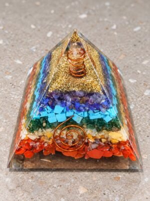 Seven chakra orgon pyramid