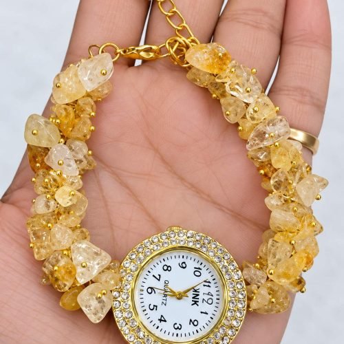 Citrine with watch bracelet