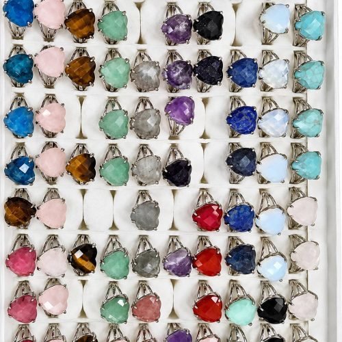 Heart shaped finger rings