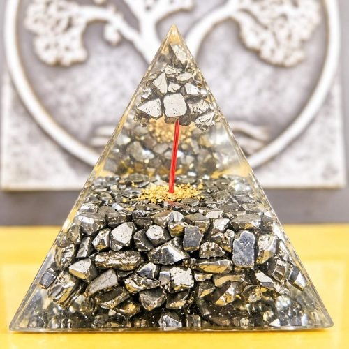 Pyrite Tree Shree yantra Orgone